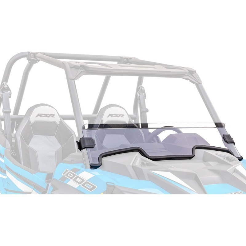 Polaris RZR XP 1000 Half Windshield (GARAGE SALE) 2014-2018 Standard Polycarbonate (Clear)