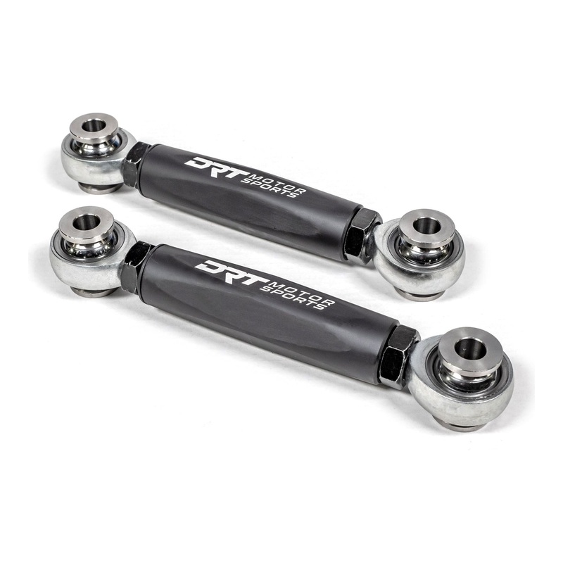 Polaris RZR XP Billet Aluminum Hex Bar Adjustable Rear Sway Bar Link Kit (M10)