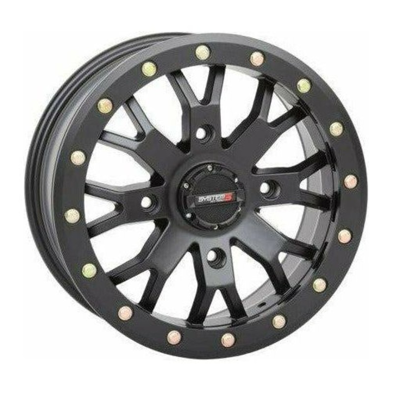SB-4 Beadlock Wheel (Matte Black) (GARAGE SALE) 4×137 14×7 (15mm)