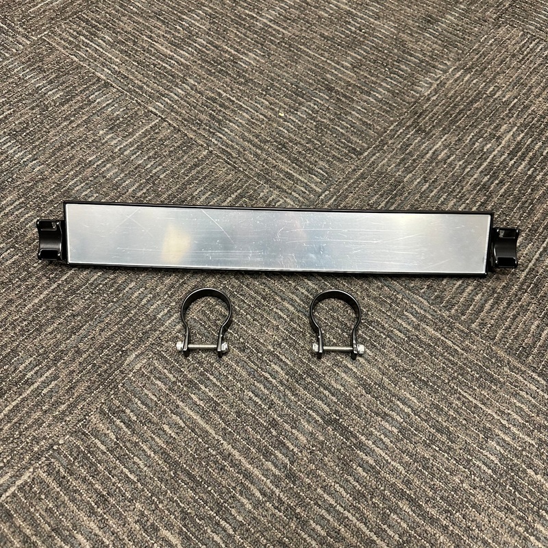 BaseClamp 18″ Panoramic Rear View Mirror w/ 1.875″ Clamps For X3 (Garage Sale)
