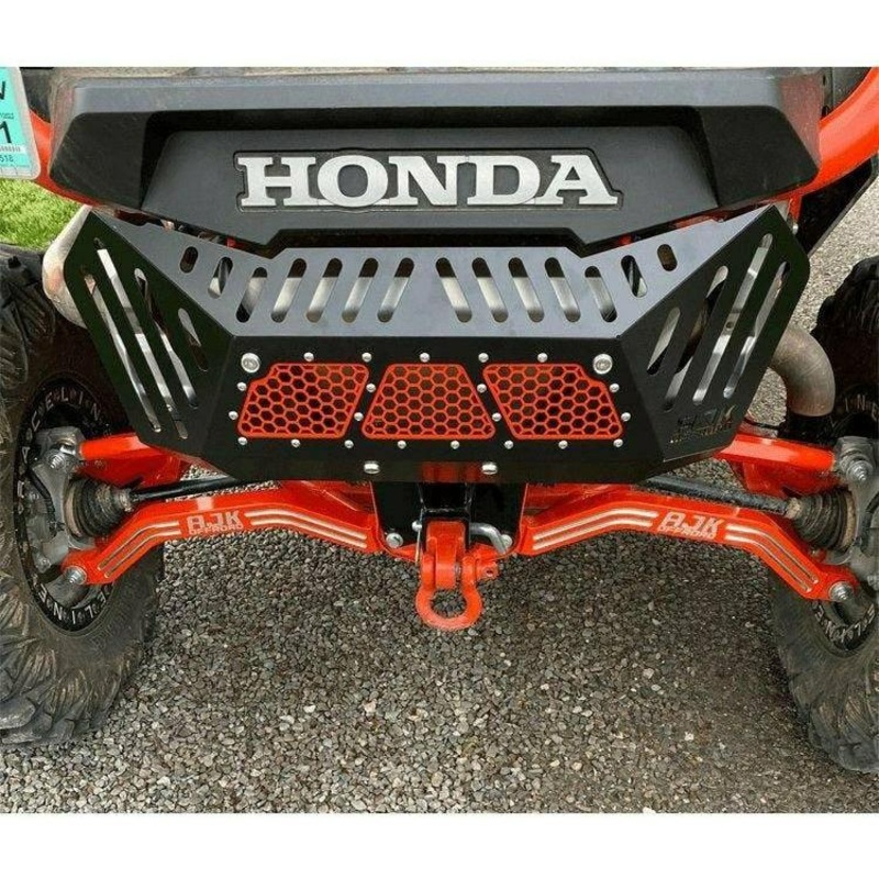 Honda Talon Exhaust Cover Raw