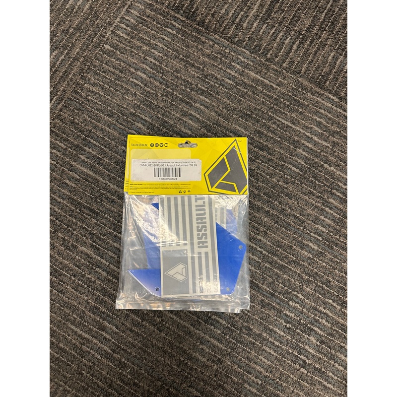 ASSAULT INDUSTRIES LEXAN COLOR INSERTS (FOR B2 BOMBER SIDE MIRRORS + B2C CONVEX SIDE MIRRORS) (GARAGE SALE)