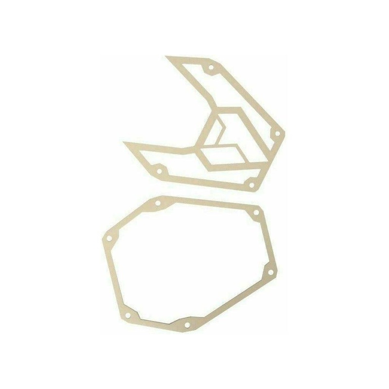 B2 Bomber Mirror Bezel Set White