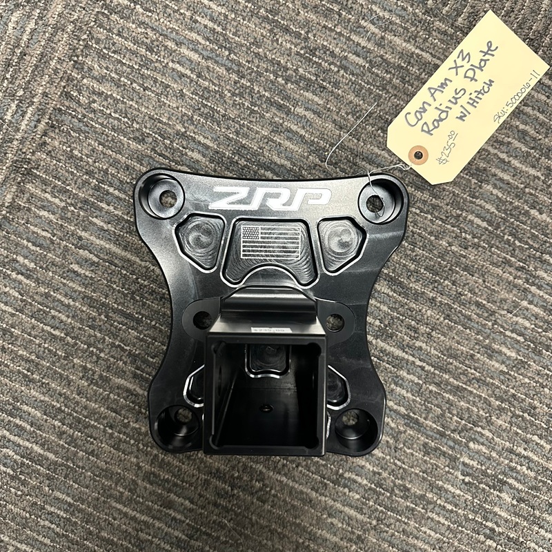 Can Am X3 Radius Plate w/ Receiver (GARAGE SALE)