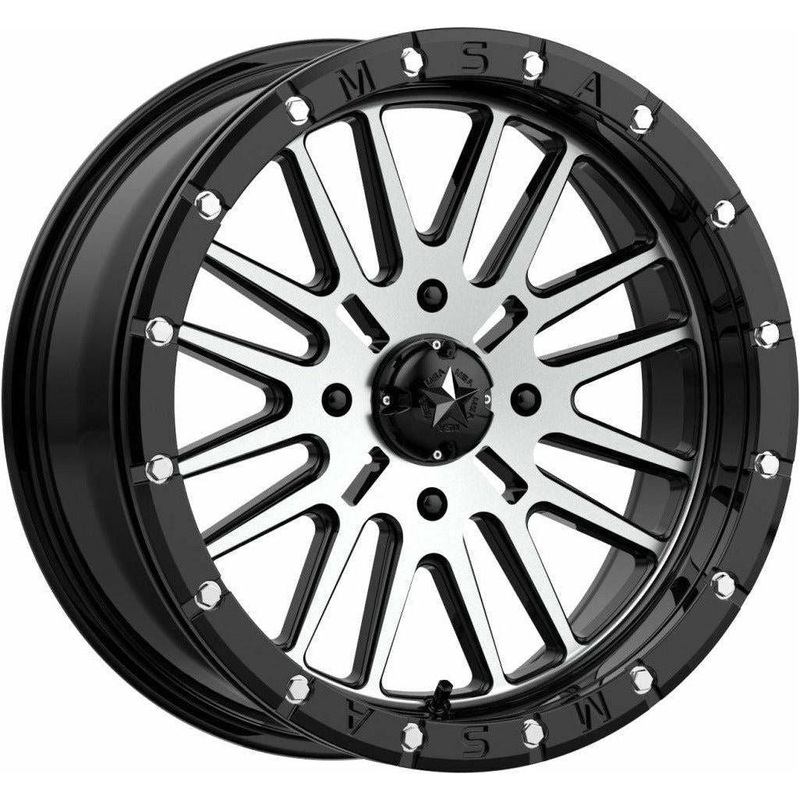 M37 Brute Beadlock Wheel (Gloss Black Machined) 4×110 14×7 (10mm)