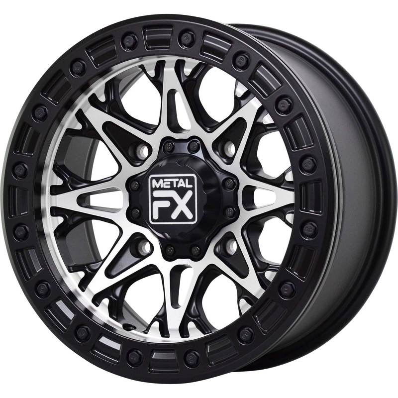 Assassin Beadlock Wheel 4×156 15×10 (Black/Machined) (GARAGE SALE)