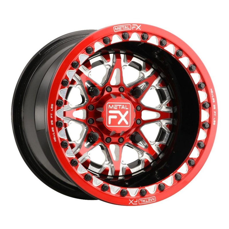Assassin Forged Beadlock Wheel (3-Piece) 4×137 15×8 (-13mm) Raw