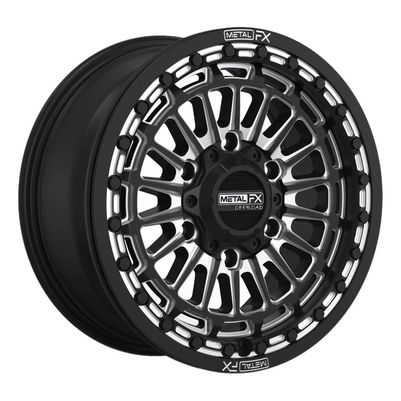 Delta 6R Beadlock Wheel (Satin Black Contrast Cut) 6×139.7 15×7 (38mm)