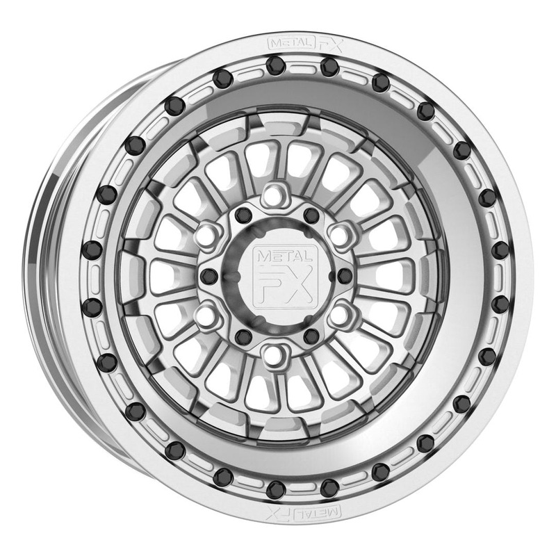 Delta 6R Forged Beadlock Wheel (3-Piece) 6×139.7 15×8 (-13mm) Raw