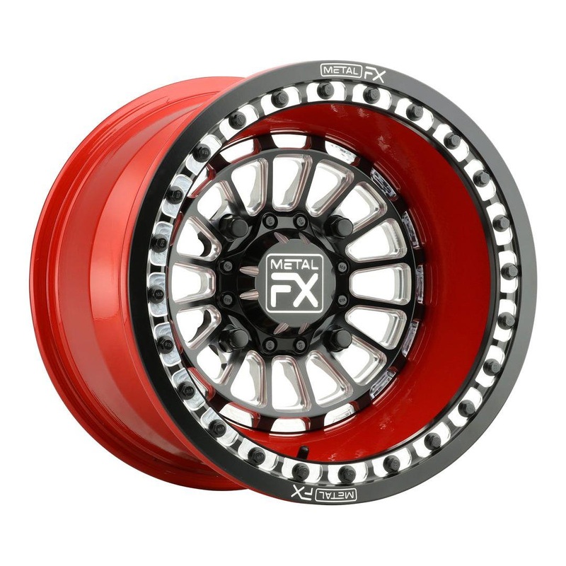Delta Forged Beadlock Wheel (3-Piece) 4×137 15×8 (-13mm) Raw