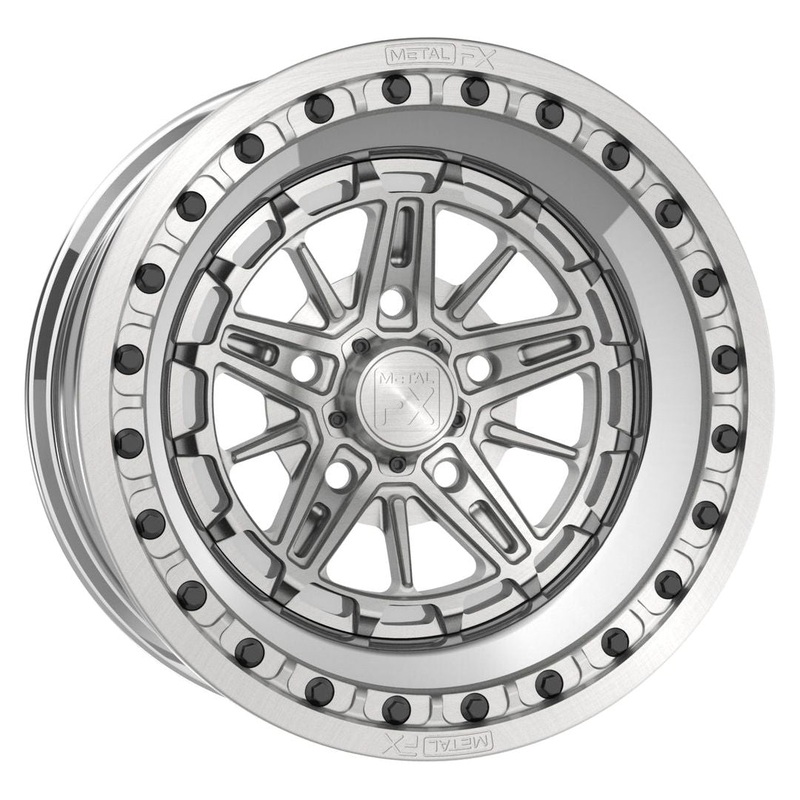 Destroyer R Forged Beadlock Wheel (3-Piece) 5×114.3 15×8 (-13mm) Raw