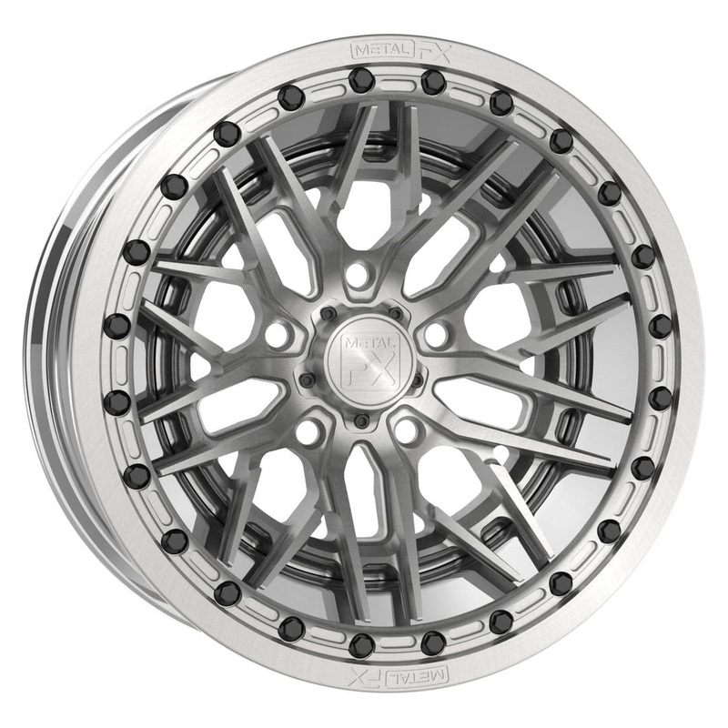 Falcon R Forged Beadlock Wheel (3-Piece) 5×114.3 15×8 (-13mm) Raw