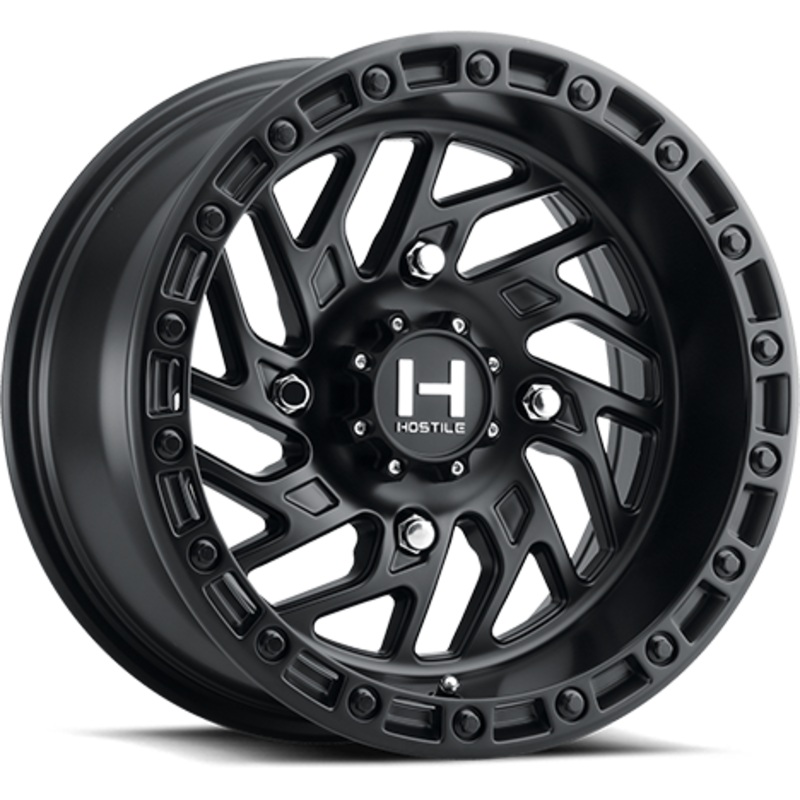 H116 Jigsaw UTV Wheel (Satin Black) 4×137 15×7 (13mm)