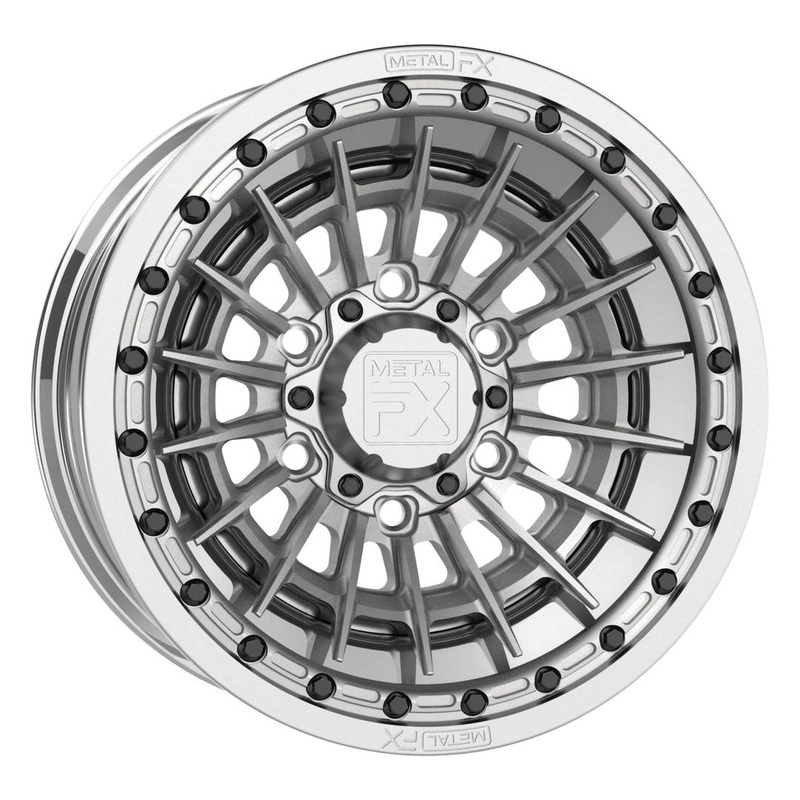 Mobster 6R Forged Beadlock Wheel (3-Piece) 6×139.7 15×8 (-13mm) Raw