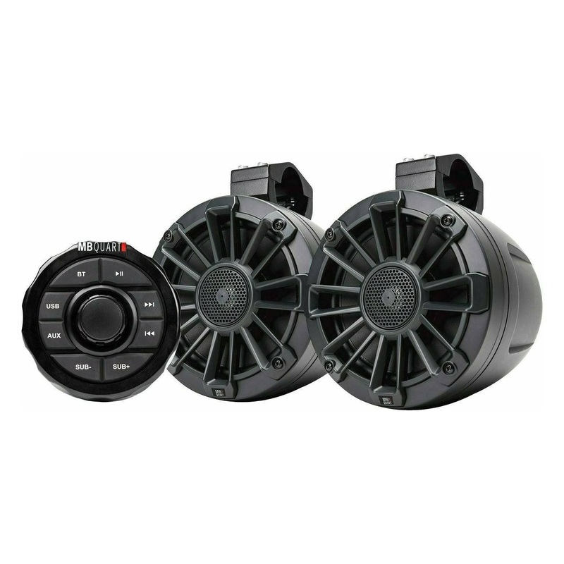Universal 6.5″ Speakers 160 Watt UTV Tuned Audio System
