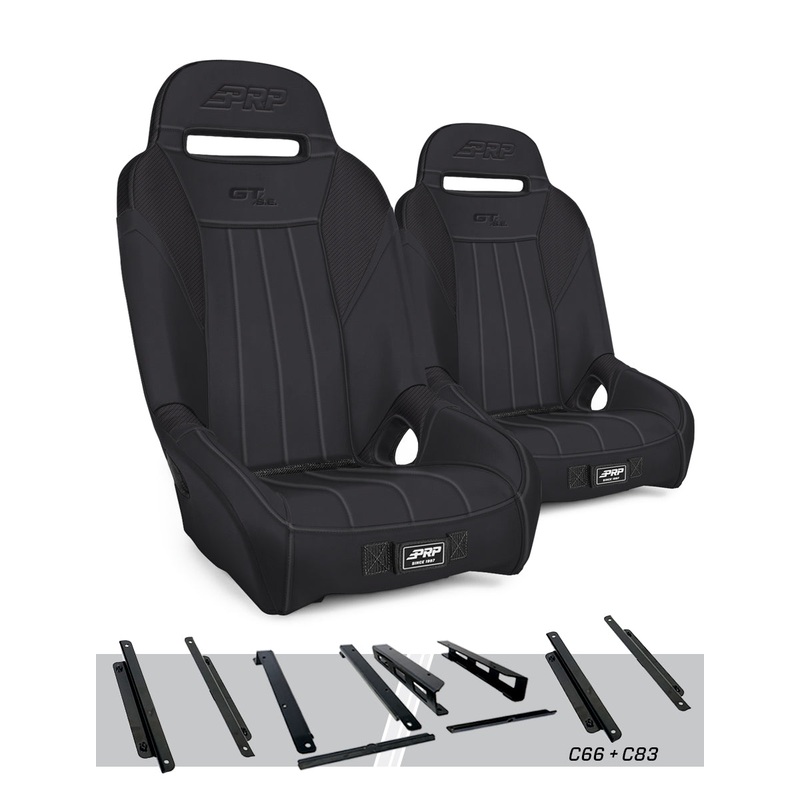 GT/S.E. Suspension Seats Kit for Can-Am Maverick X3 (Pair) All Black