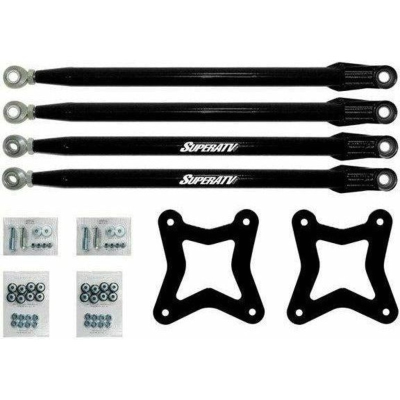 Polaris RZR XP Turbo Radius Arms Black
