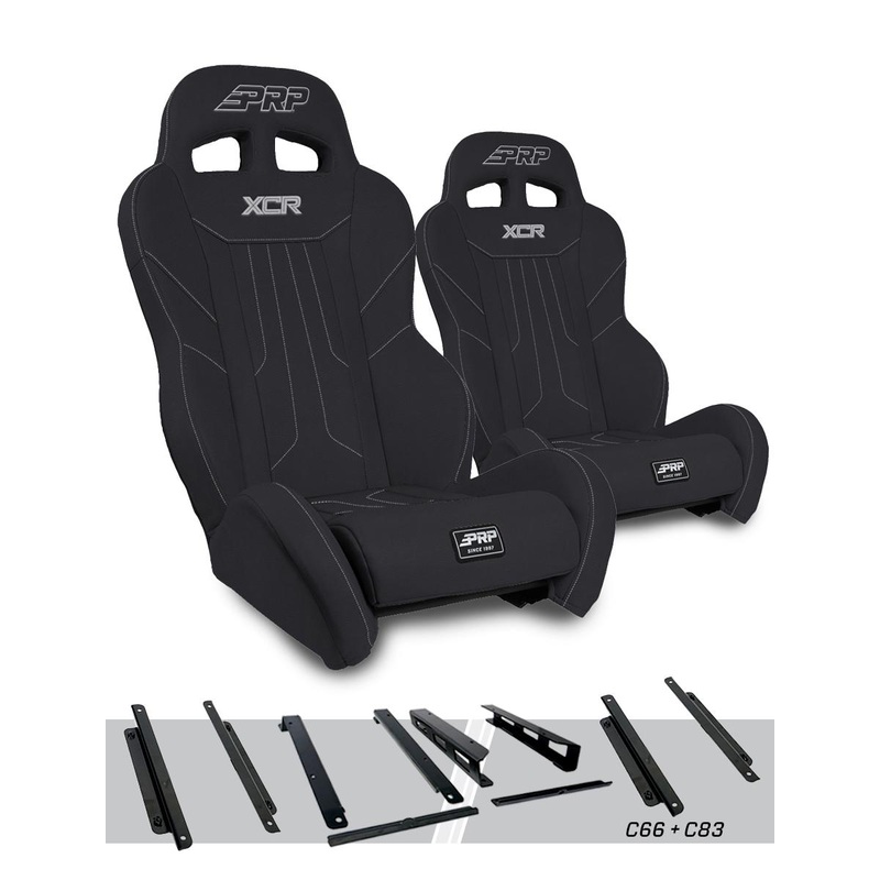 XCR Suspension Seats Kit for Honda Talon (Pair) All Black
