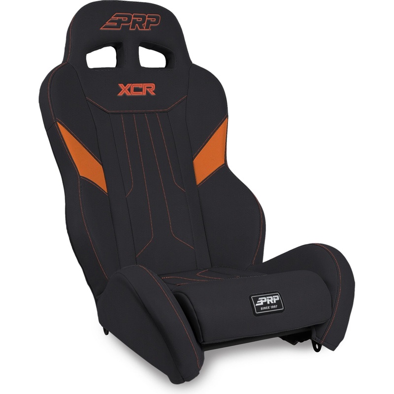 XCR UTV Suspension Seat Black/Orange