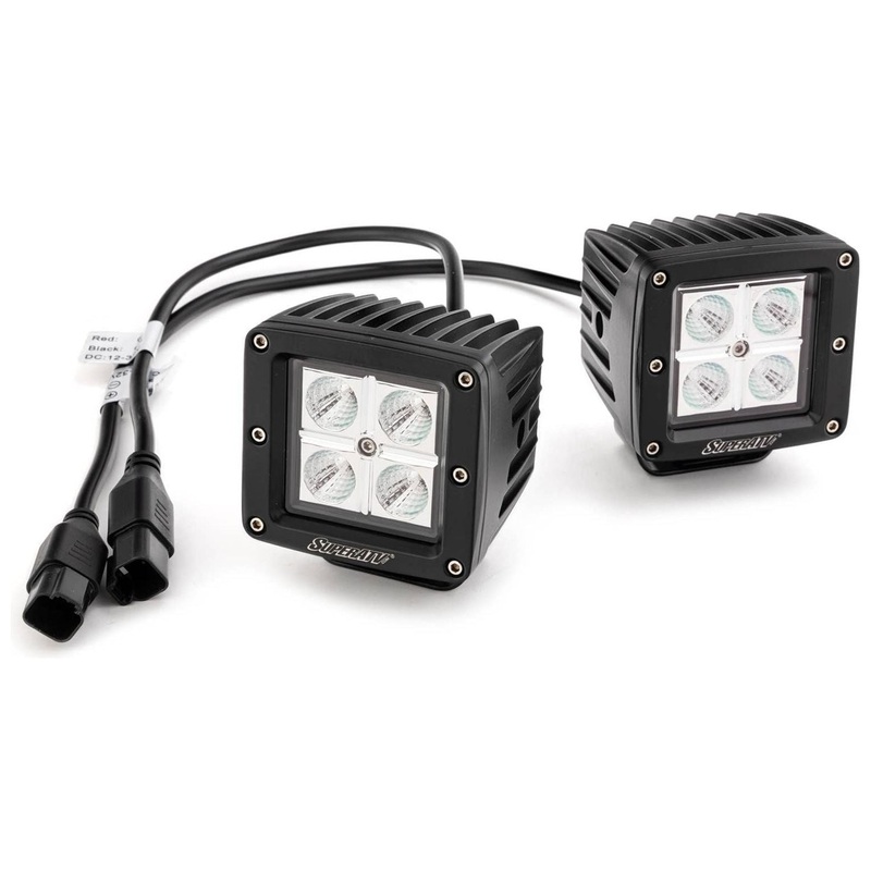 3″ LED Cube Lights Clear Light No Mounting Brackets