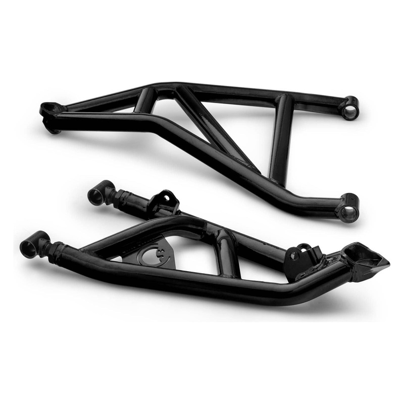 Can Am X3 Atlas Pro 2″ Forward Offset A-Arms 64″ Black No Ball Joints