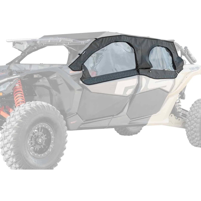 Can Am X3 MAX Primal Soft Cab Enclosure Upper Doors Standard Doors No Rear Windshield