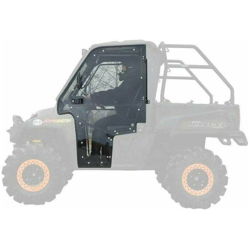 Polaris Ranger XP 800 Cab Enclosure Doors Scratch Resistant Polycarbonate (Light Tint)