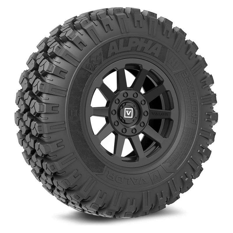Alpha V02 Wheel & Tire Package 32×10 R15 Dual-Drill (4×137 / 4×156)
