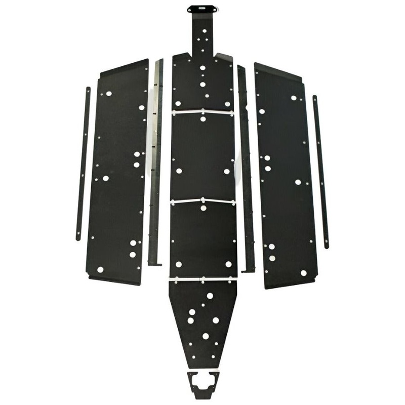 Polaris General 4 Full Skid Plate Standard Black