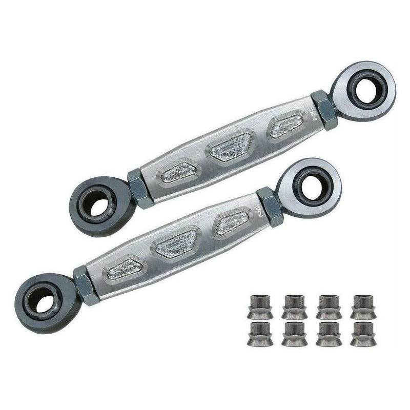 Polaris RZR Turbo S Rear Sway Bar Links Raw Billet