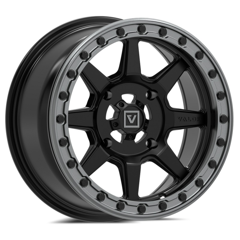 V13 Satin Black UTV Beadlock 4×137