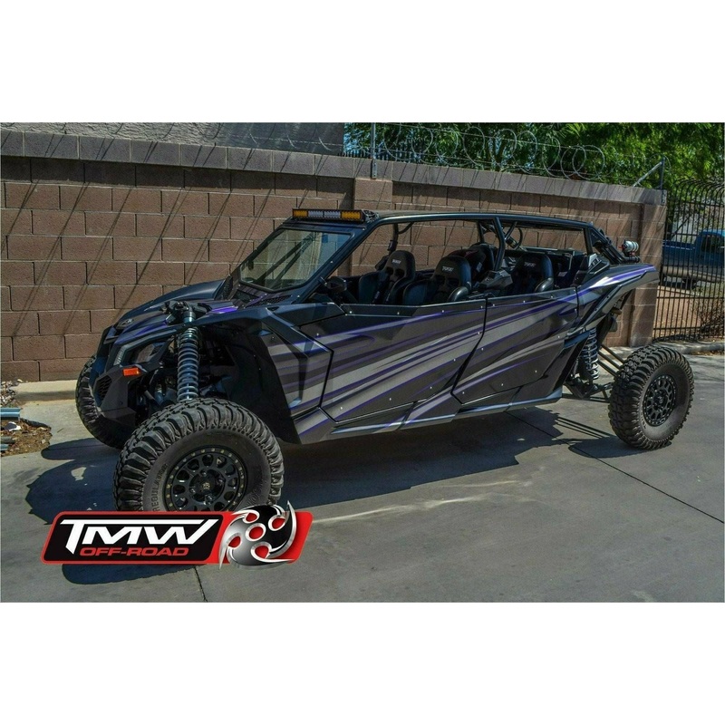Can Am X3 MAX (2020+) Raw Stealth Cage with Roof No Windshield No Intrusion Bars No Light Bar Tabs