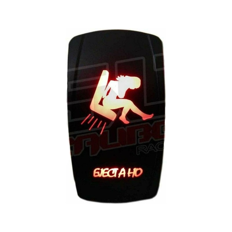 “Eject A Ho” Waterproof Rocker Switch Red