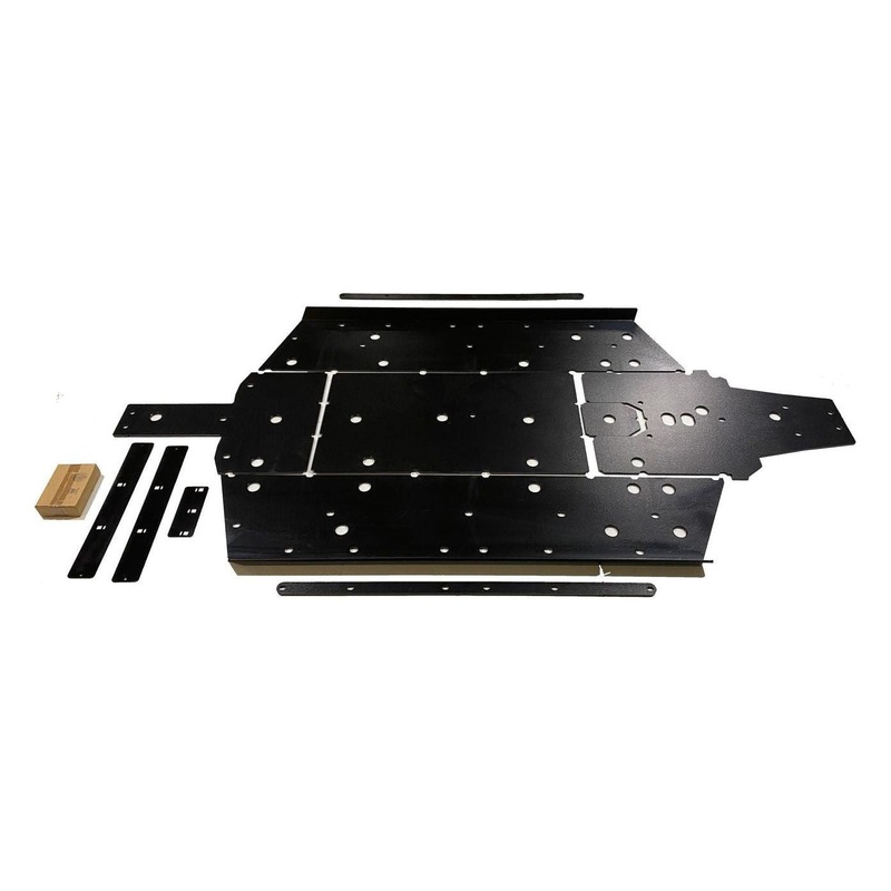 Polaris Xpedition Full Skid Plate Standard Sliders Black
