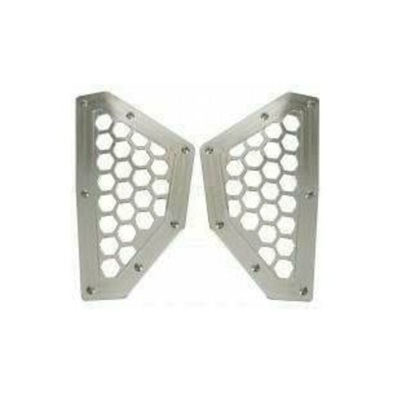 Can Am X3 Rear Grille Bezels Raw