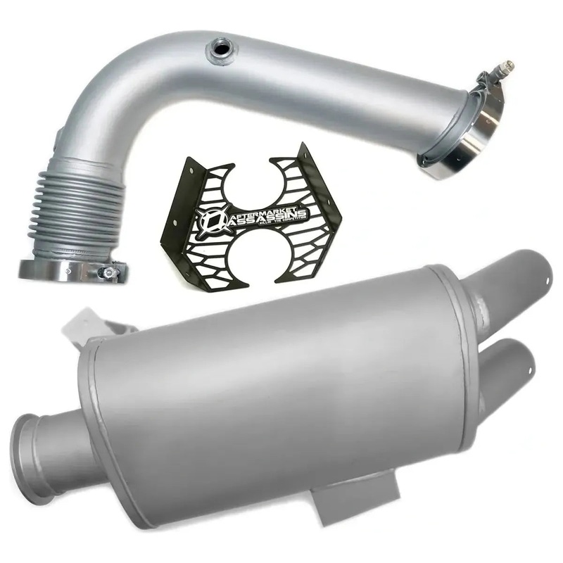 Can Am X3 Sidekick 3″ Full Exhaust No Quiet Cap No Spark Arrestor