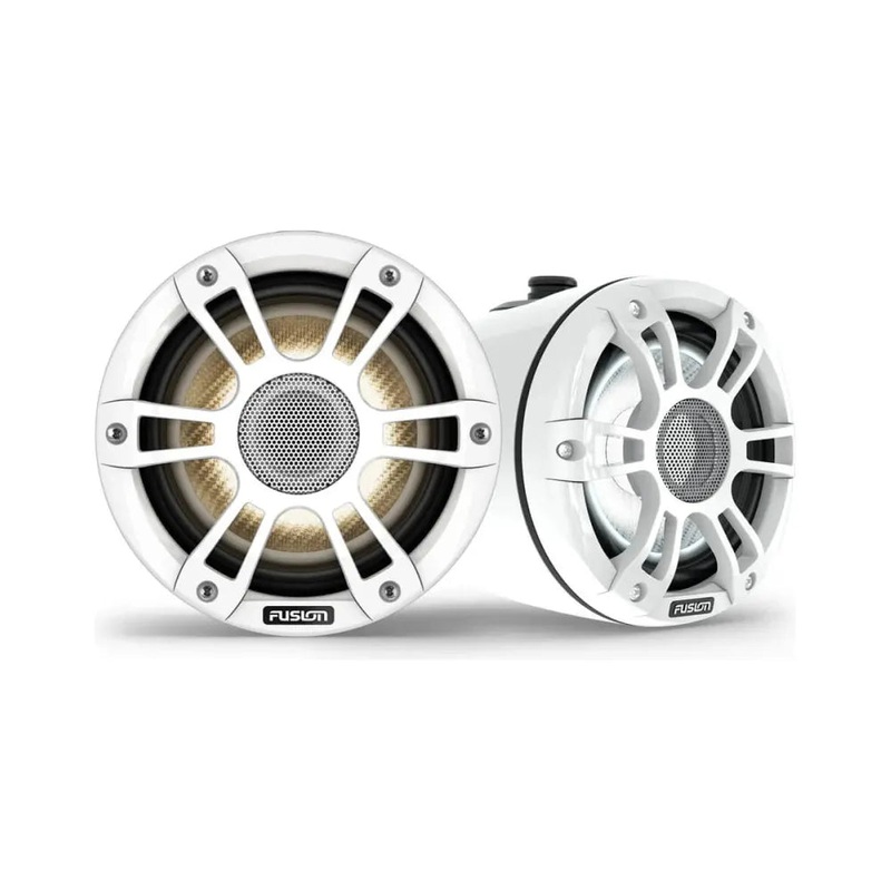 Fusion Signature Series 3i Marine Wake Tower Speakers 6.5″ Sports White
