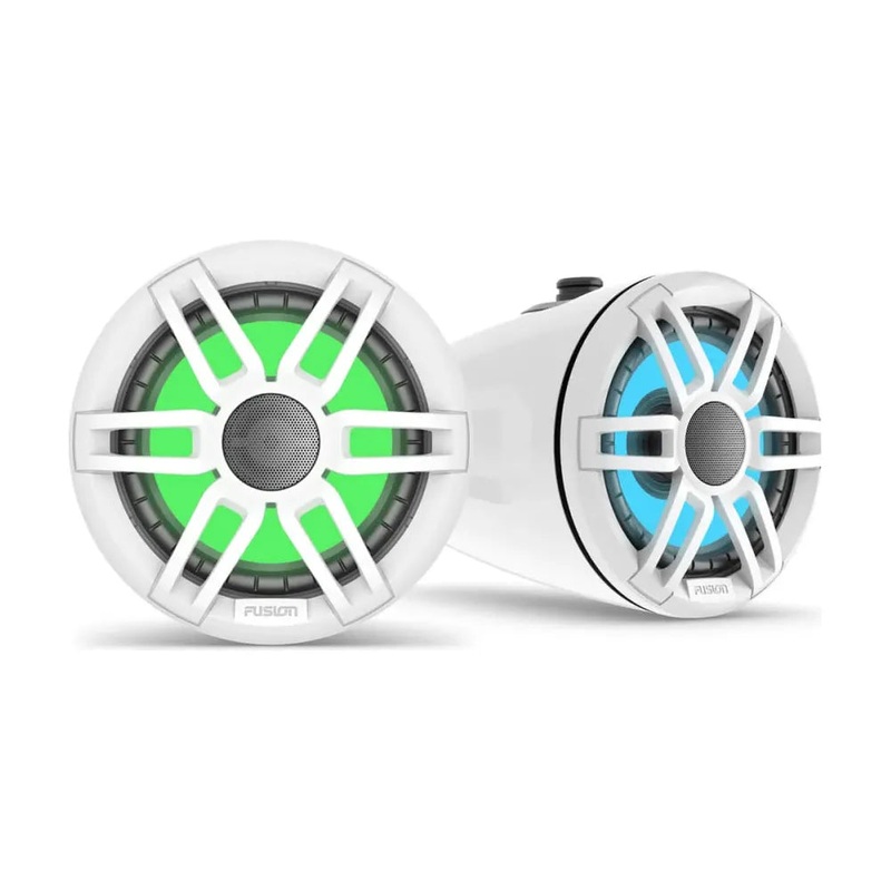 Fusion XS Series Marine Wake Tower Speakers 6.5″ Sports White