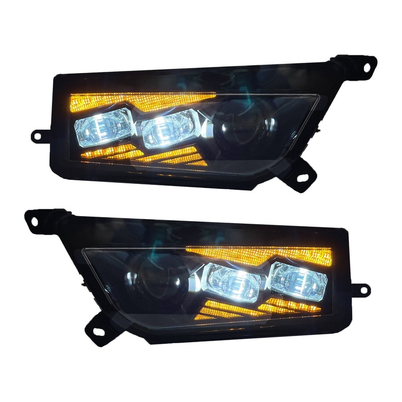 Polaris General / RZR Replacement Headlights No Wiring Harness
