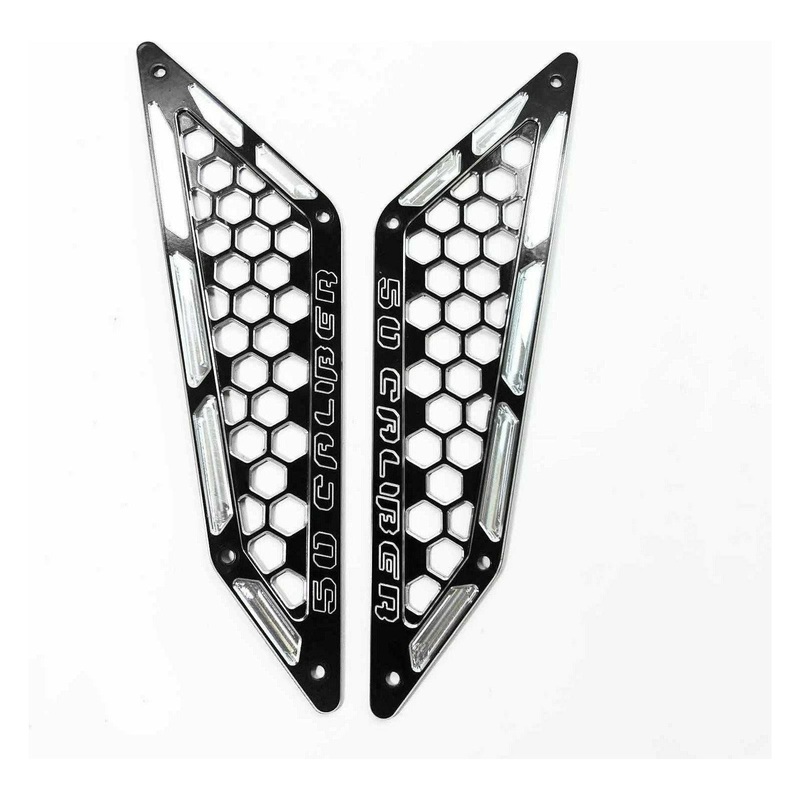 Polaris RZR Pro / Turbo R Air Intake Grilles Raw