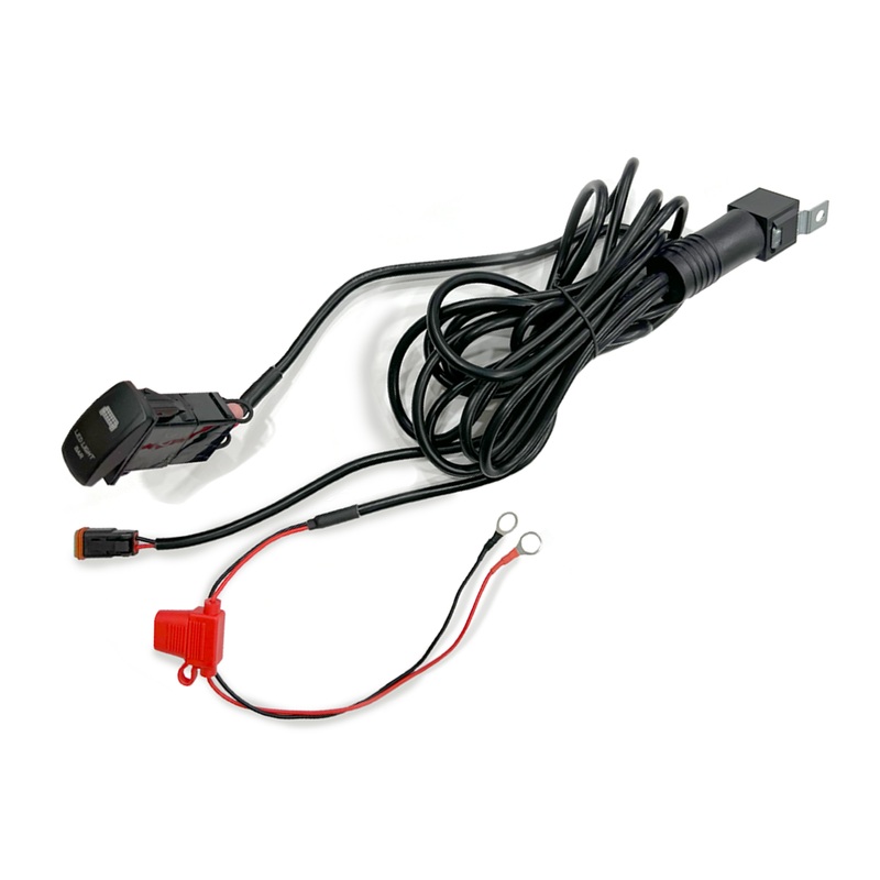 WD Electronics LED Light Bar Wiring Harness 0-10″
