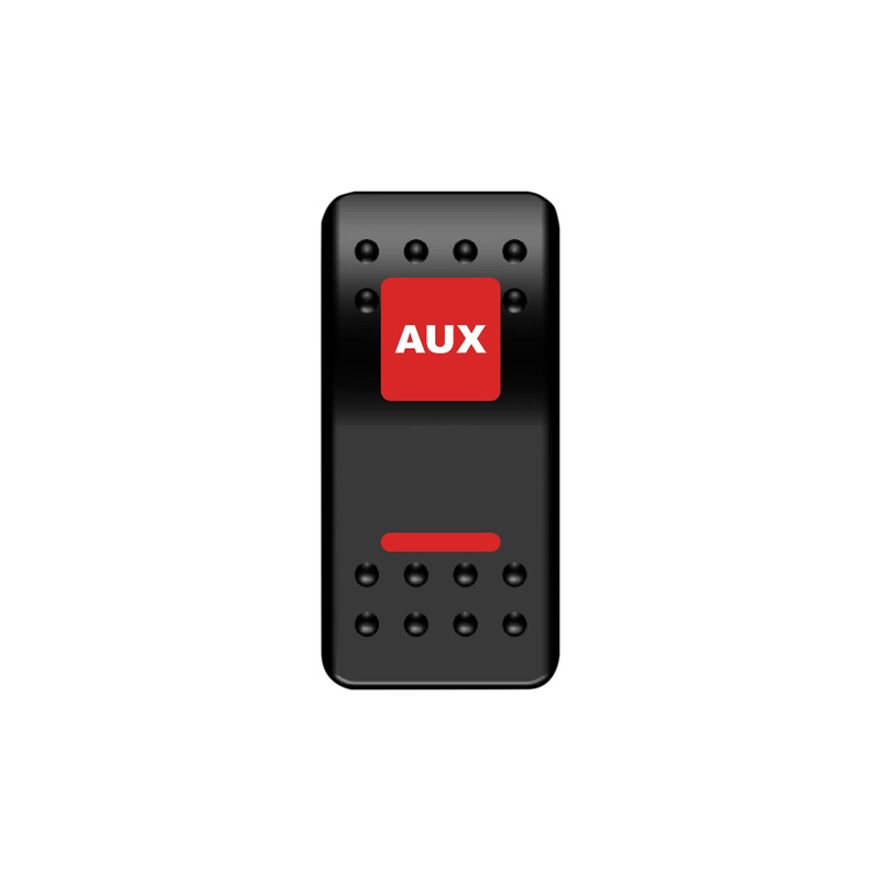 AUX Rocker Switch (Red)