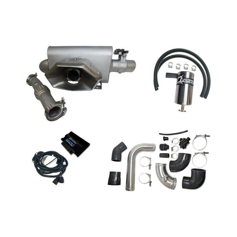 Can Am Maverick R Stage 3 Lock & Load Kit No Throttle Control Box Cutout Open (No Cap or E-Cutout) No Spark Arrestor