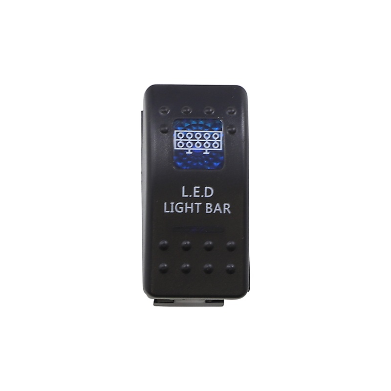 LED Light Bar Rocker Switch (Blue)