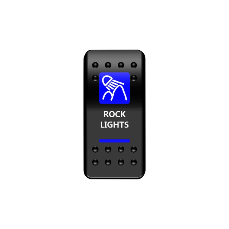 Rock Lights Rocker Switch (Blue)