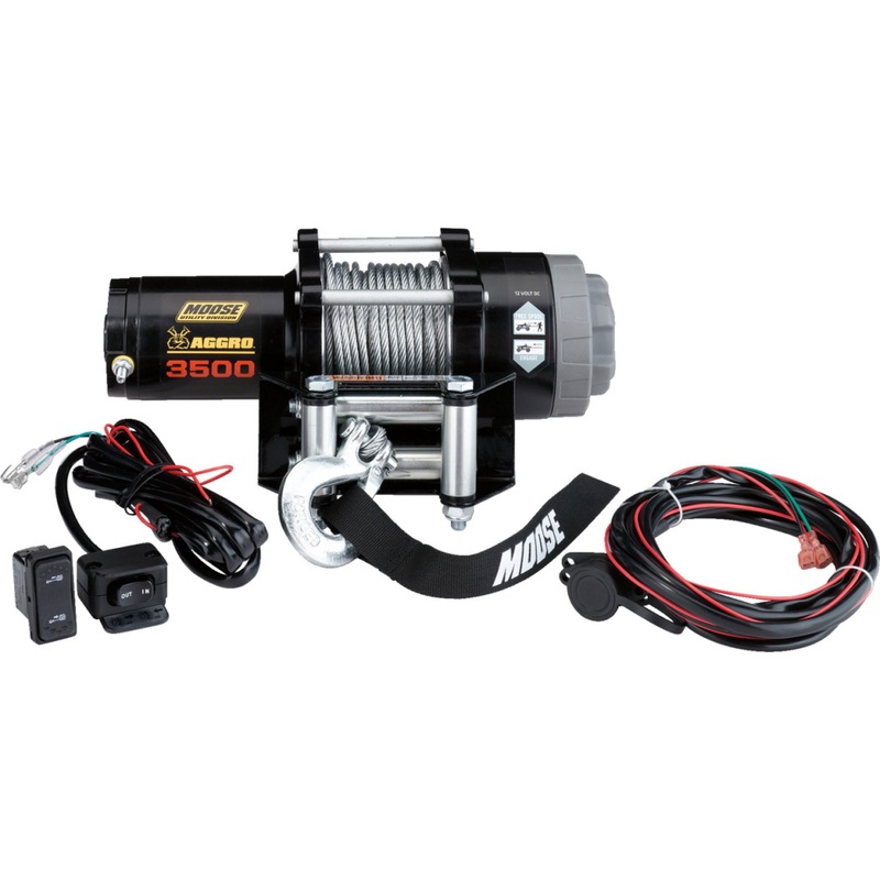 3500 LB Aggro Winch (Wire Rope)