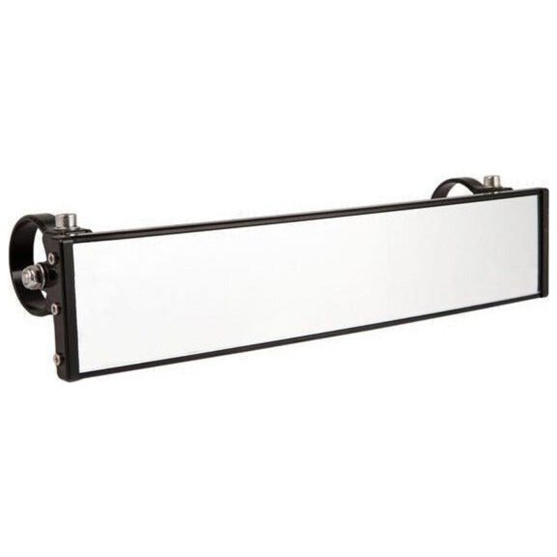12 Wide Panoramic Rearview Mirror Black 1.5″