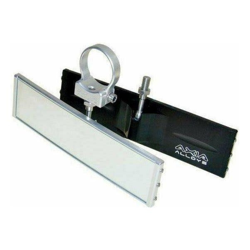 9″ Wide Panoramic Rearview Mirror Black 1.5″