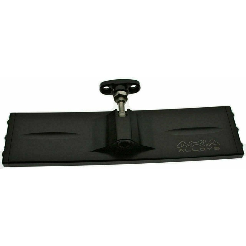9″ Wide Panoramic Rearview Mirror (Bolt-On) Black