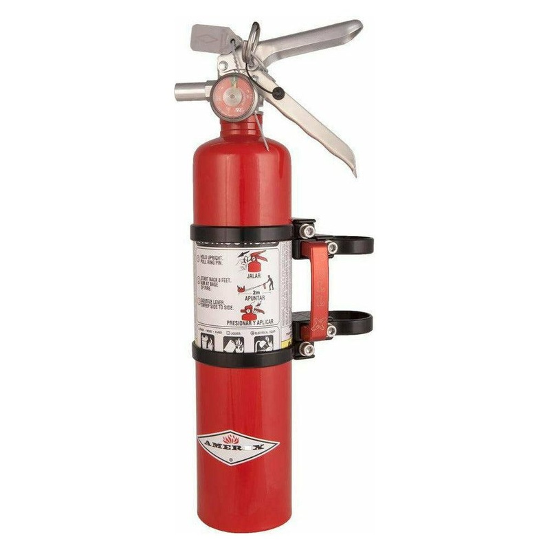 Quick Release Fire Extinguisher Kit Black 1.5″